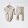 Дитячий комплект (боді+штани) MagBaby Natural 62 см Світло-бежевий