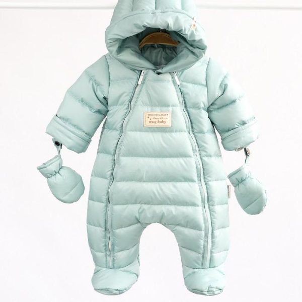 Дитячий демісезонний суцільний комбінезон MagBaby Mellow 132562 74 см М'ятний