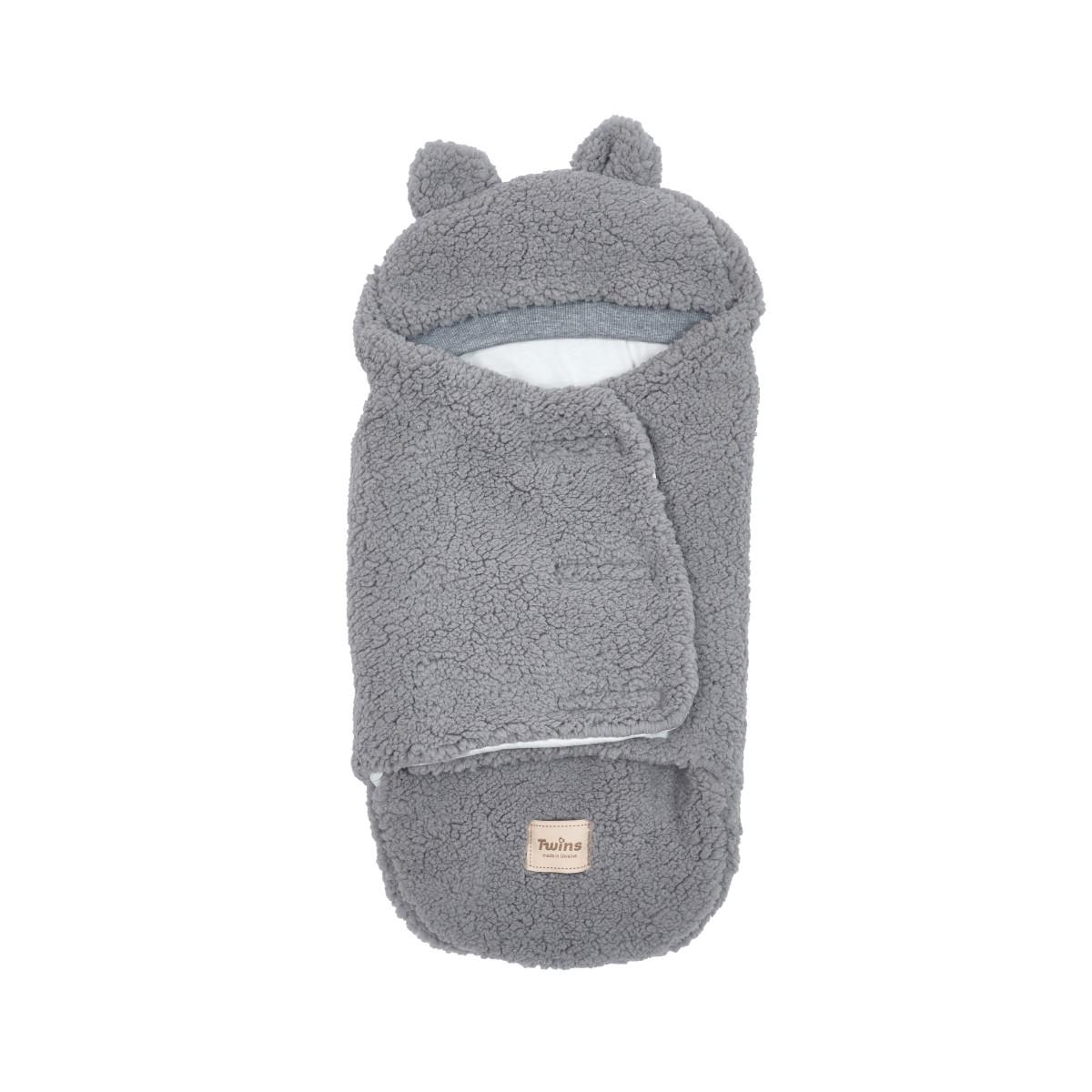 Детский демисезонный конверт  Twins Teddy 9017-ТТ-202 Серый