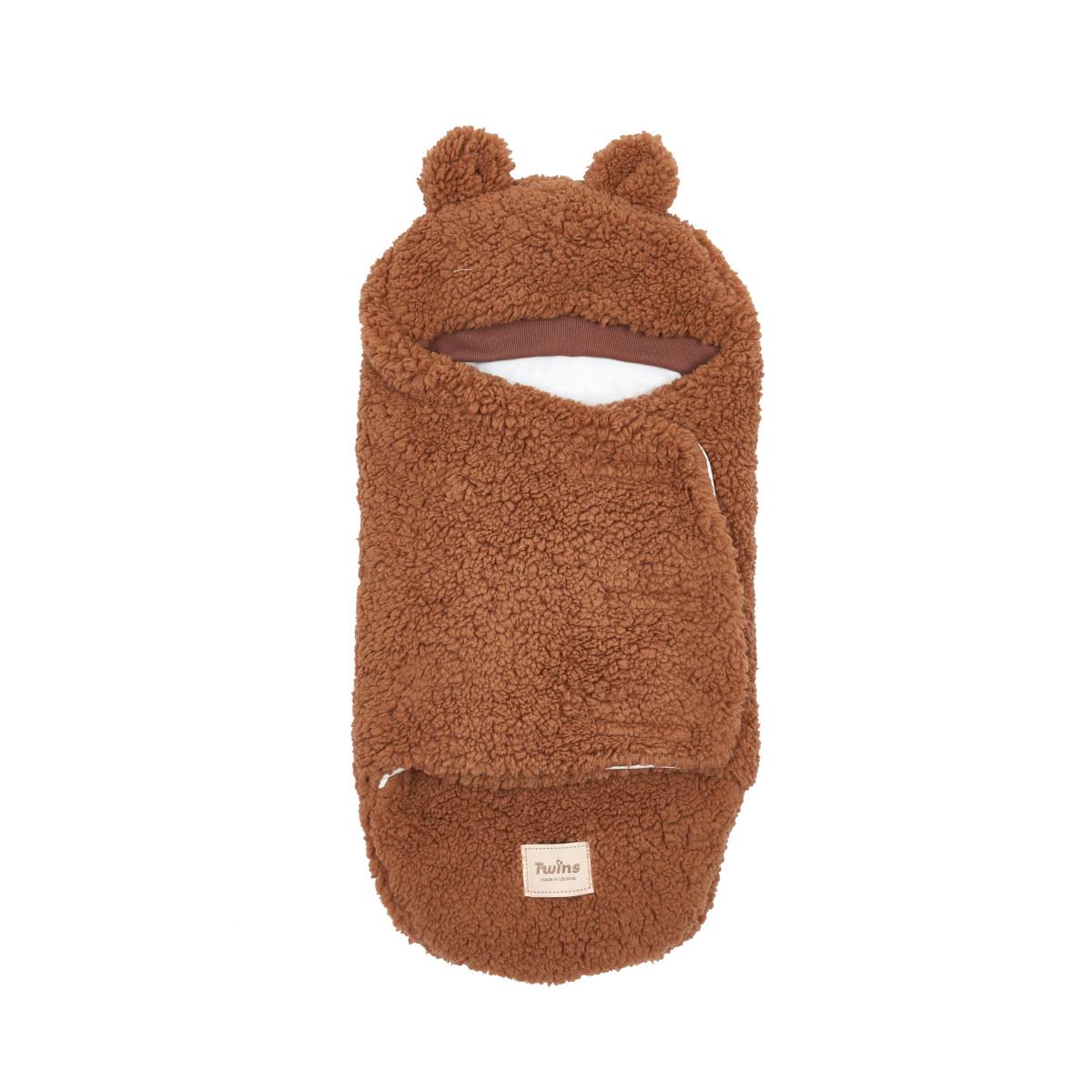 Детский демисезонный конверт Twins Teddy 9017-ТТ-02 Коричневый
