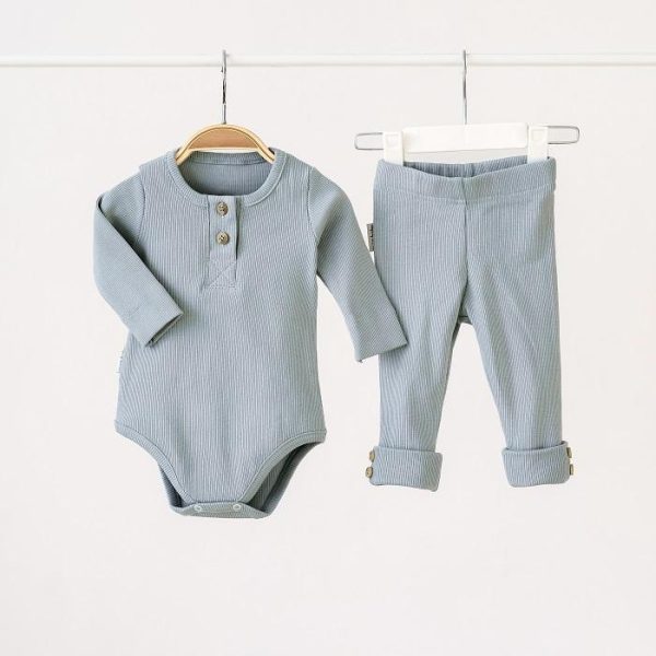 Дитячий комплект (боді+штани) MagBaby Natural 80 см М'ятний